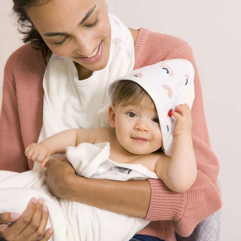 Smart baby towel - Rainbow - Bamboo