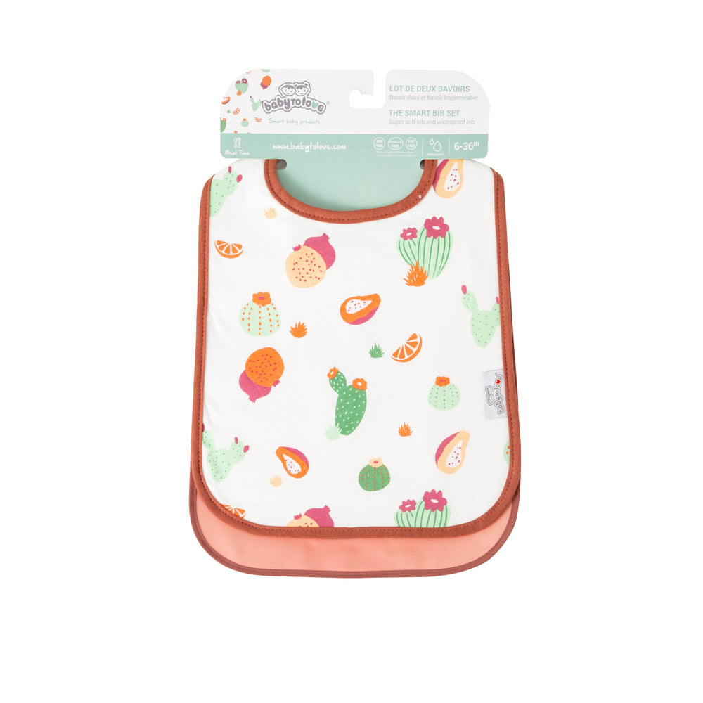 Lote de 2 baberos - Cactus Garden