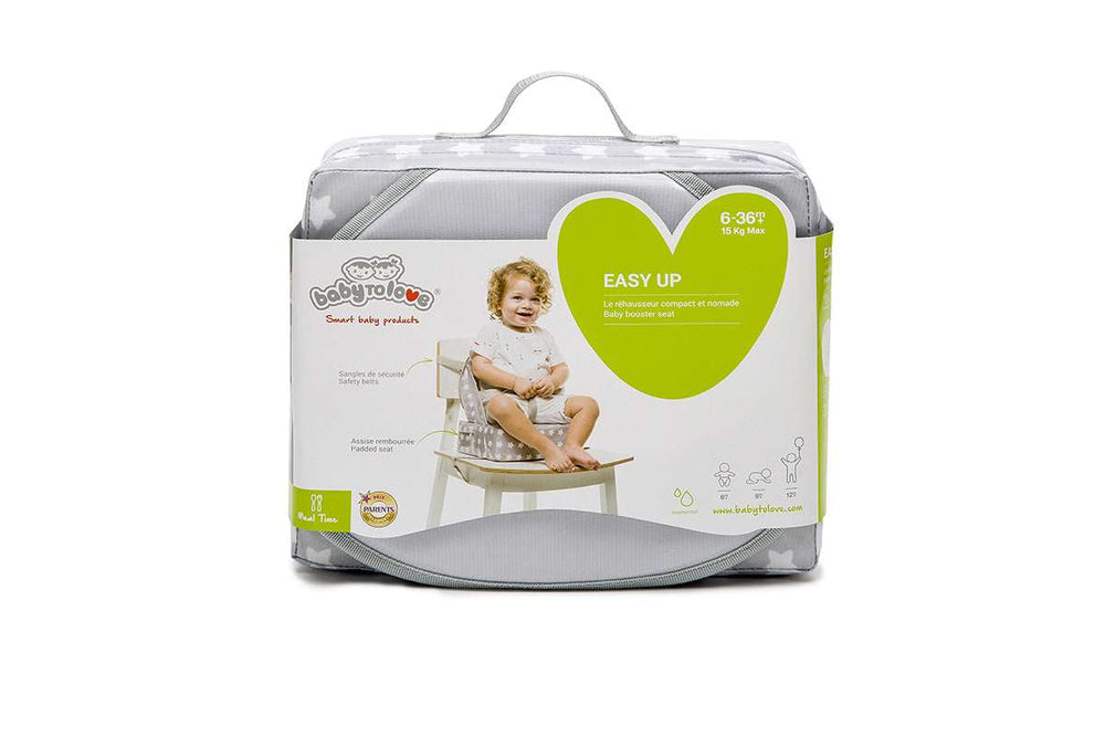 Easy Up – Sitzerhöhung für Babys für unterwegs - White Stars