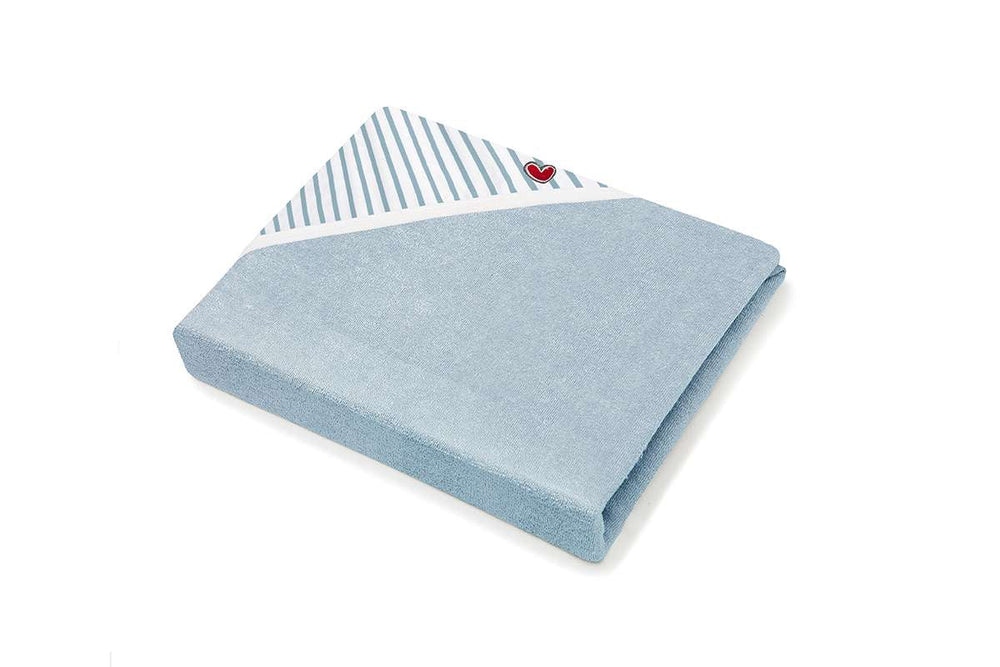 Das Smart Baby Towel – BAMBUS - Blue Stripes