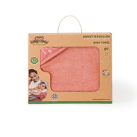 Smart baby towel - Pink Forest - Bamboo