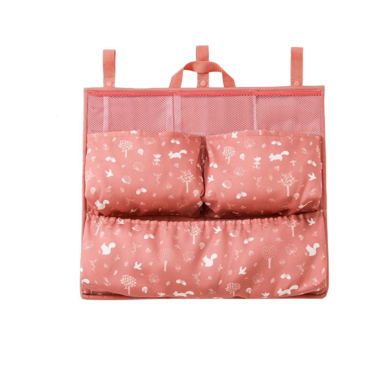 Crib caddy & organizer - Pink Forest