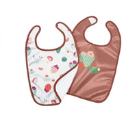 Set of 2 bibs - Cactus Garden