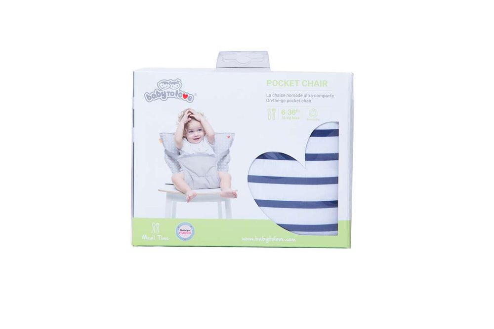 Pocket Chair - Blue Stripes