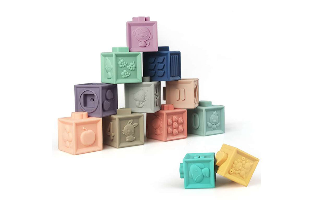 cubes d'activité souples - cubes éducatifs