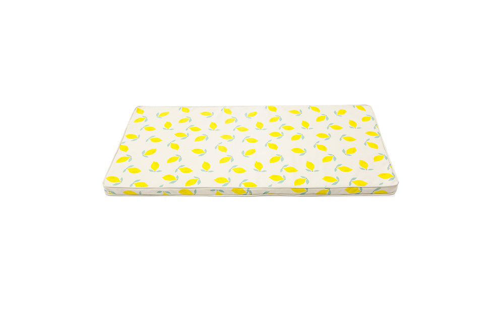 matelas de sol citrons