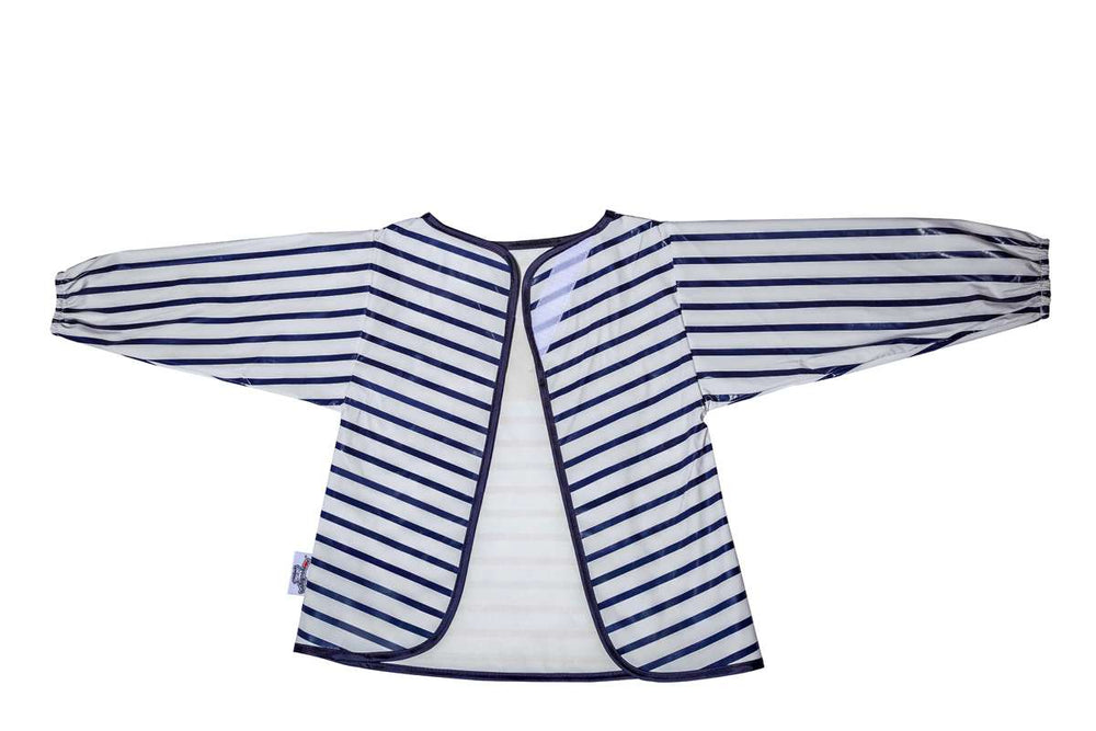 Tablier Bavoir imperméable - Blue Stripes